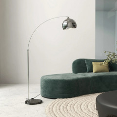 Oblouková lampa | stříbrná+černá č.1