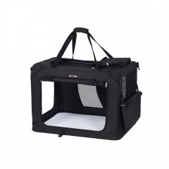 Přepravní box pro psy XXL 91 x 63 x 63 cm | černý č.2