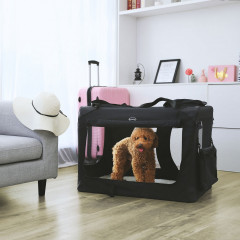 Přepravní box pro psy XXL 91 x 63 x 63 cm | černý č.1