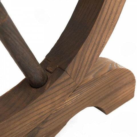 Zahradní stůl z masivního dřeva 113 x 60 x 65 cm | přírodní č.5