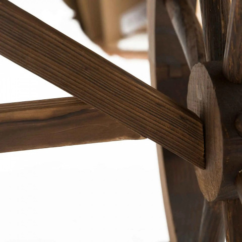 Zahradní stůl z masivního dřeva 113 x 60 x 65 cm | přírodní č.4