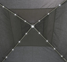 Zahradní altán 3,3x3,3 m| šedý č.2
