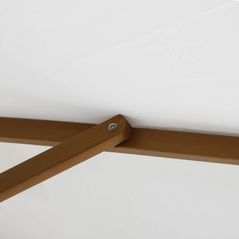 Zahradní slunečník Ø2,5 x 2,3 m | bílý č.4