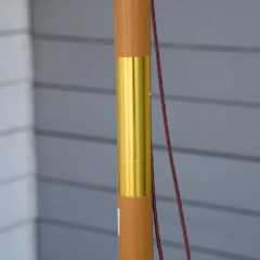 Bambusový slunečník Ø 300 cm | khaki č.3