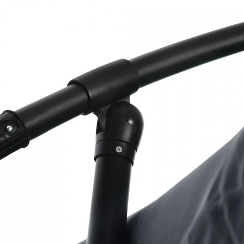 Konzolový slunečník 295x295 cm | tmavě šedý č.3