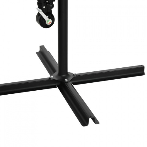 Konzolový slunečník 295x295 cm | tmavě šedý č.4