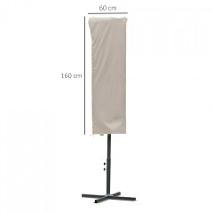 Ochranný kryt slunečníku Ø63x164 cm | khaki č.2