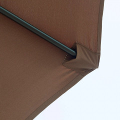 Slunečník s ruční klikou Ø2,95 x 2,5 m | hnědý č.3