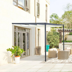 Pergola 3 x 3 m | krémově bílá