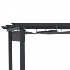 Zahradní pergola 2,95 x 2,95 m | šedá č.3