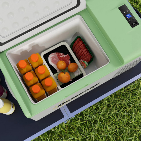 Chladicí box do auta 16 litrů | zelený a šedý č.3