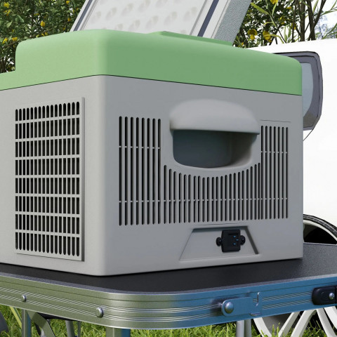 Chladicí box do auta 16 litrů | zelený a šedý č.4