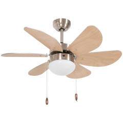 Stropní ventilátor se světlem | 76 x 76 x 41,5 cm č.2