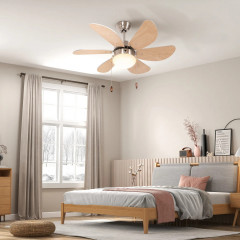 Stropní ventilátor se světlem | 76 x 76 x 41,5 cm