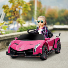 Dětské autíčko Lamborghini | růžové
