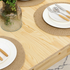 Rozkládací stůl pro 2-4 osoby 73,5-120x80x75 cm | přírodní č.2