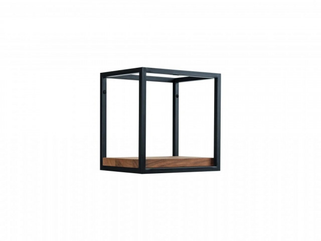 Police masivní dřevo - ořech 30 x 22 cm č.2