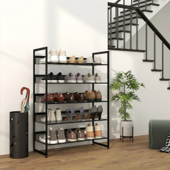 Regál na boty 72 x 30 x 102 cm | černý č.1