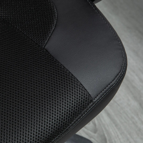 Kancelářská herní židle s masážní funkcí a vyhříváním Lana | černá č.4