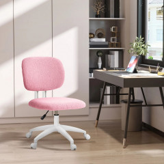 Ergonomická kancelářská židle 48 x 53 x 80-90 cm | růžová č.1