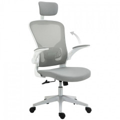 Kancelářské ergonomické křeslo 65x64x114-122 cm | šedé č.3