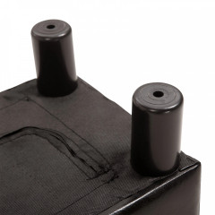 Taburet 40 x 30 x 24 cm | kávově hnědý č.3