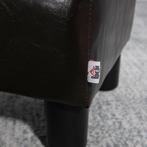 Taburet 40 x 30 x 24 cm | kávově hnědý č.2