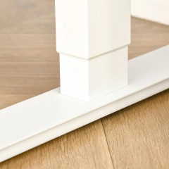 Elektricky nastavitelný PC stůl |140 x 70 x 72-116 cm bílý č.3