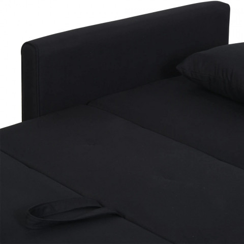 Rozkládací pohovka 152x101x81cm| uhlíkově šedá č.4