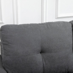 Rohová sedací souprava 193x136x85 cm | šedá č.3