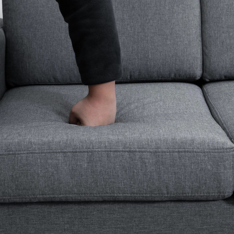 Čalouněná pohovka 200 x 82 x 78 cm | šedá č.4