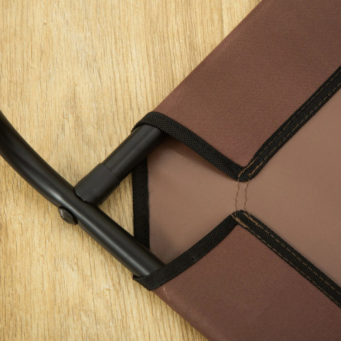 Lehátko pro mazlíčky 110x68x20 cm | kávové + šedé č.3