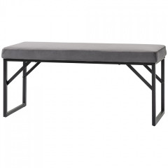 Čalouněná lavice | tmavě šedá č.2
